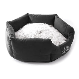 Mažas guolis šuniui IGLOO su nuimama pagalvėle juoda