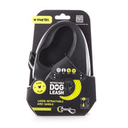 Automatinis pavadėlis Martin su geltonais atšvaitais