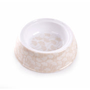 Japoniškas melamino dubenėlis 300ml, rusvas raštas