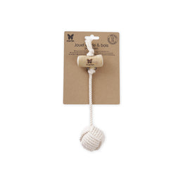 Ekologiškas žaislas su kamuoliuku