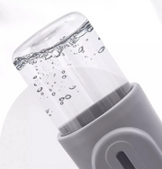 Girdykla su dubenėliu, pilka 680ml gertuvės talpa